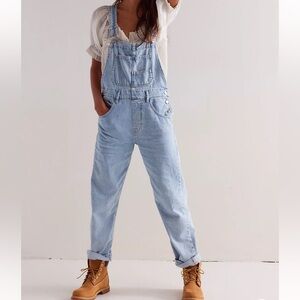 We The Free Ziggy Denim Overalls Size S